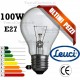 Lampada a incandescenza goccia 100W E27 Leuci