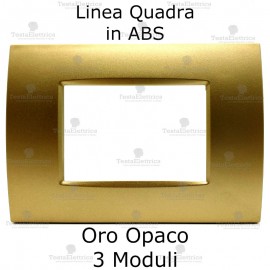 Placca compatibile bticino oro
