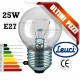 Lampada a incandescenza sfera 25W E27 Leuci