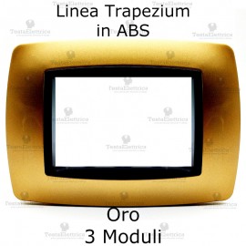 Placchetta oro compatibile Bticino Living international