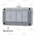 Calotta portafrutti 4 posti compatibile Matix