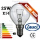 Lampada a incandescenza sfera 25W E14 Leuci