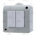 Calotta portafrutti 2 posti compatibile Matix