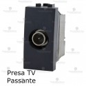 Presa TV passante compatibile con serie Bticino LivingLight