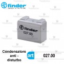 Condensatore anti interferenze per relè serie 27