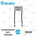 Condensatore anti interferenze per relè serie 26