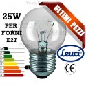 Lampada  per Forni a incandescenza sfera 40W E27 Leuci