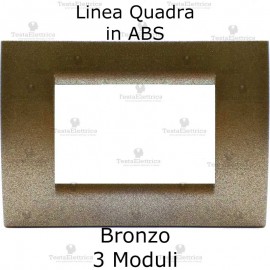 Placchetta bronzp compatibile con serie Bticino Matix