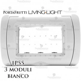 Portello 3 posti IP55 compatibile Living Light Bticino