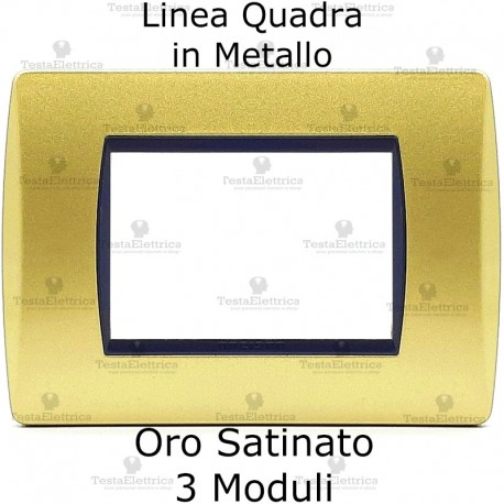 linea quadra in metallo compatibile living