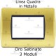 linea quadra in metallo compatibile living