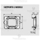 supporto 2 moduli compatibile bticino matix