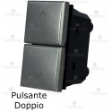Pulsante doppio tech compatibile con serie Bticino Axolute