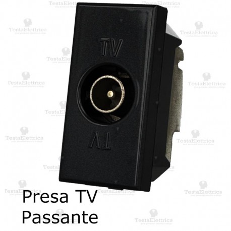 presa tv passante compatibile bticino axolute 