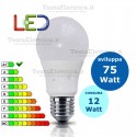 Lampadina a led  goccia 12 Watt E27 Gbc