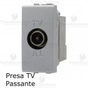 Presa TV Passante TECH compatibile con serie Bticino LivingLight