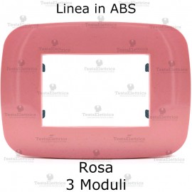 Placca Rosa compatibile con serie Bticino LivingLight