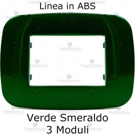 placca linea BIG Verde smeraldo compatibile bticino living light