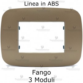 placca linea BIG Fango compatibile bticino living light