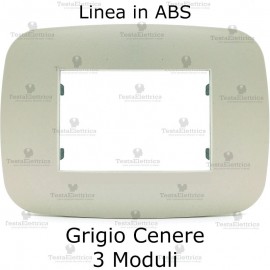 placca linea BIG Grigio Cenere compatibile bticino living light