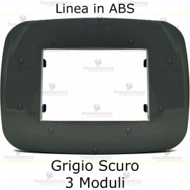 placca linea BIG Grigio Scuro compatibile bticino living light
