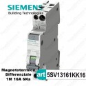 Interruttore Magnetotermico Differenziale 1M 16A 220V Siemens