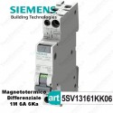 Interruttore Magnetotermico Differenziale 1M 6A 220V Siemens