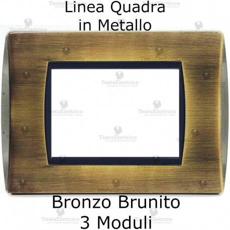 Placca bronzo in metallo