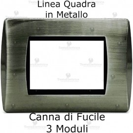 Placca canna di fucile in metallo