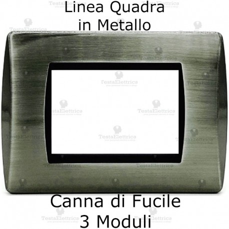 Placca canna di fucile in metallo