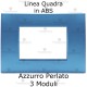 Placca compatibile azzurra