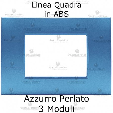 Placca compatibile celeste