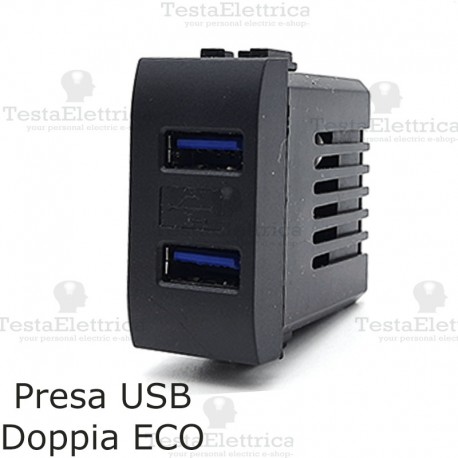 Presa USB compatibile con serie Bticino Living