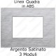 Placchetta linea quadra compatibile AXOLUTE