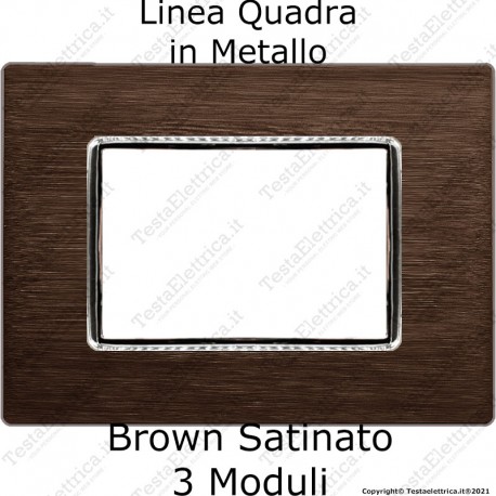 Placca compatibile bticino AXOLUTE in metallo