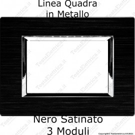 placca in metallo compatibile bticino matix 