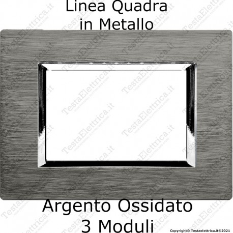 placca in metallo compatibile bticino living 