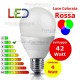Lampadina a led goccia 4 Watt E27 Rossa
