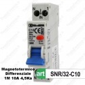 Interruttore Magnetotermico Differenziale 1M 10A 220V Sandasdon