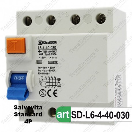 Differenziale Salvavita 40A 
