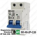 Interruttore Magnetotermico 2M 20A 220V Sandasdon
