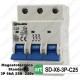 Magnetotermico 3p 6ka 25a