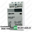 Contattore 3NO + 1NC 230V 25A Sandasdon