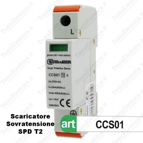 Scaricatore di sovratensione Tipo 2 