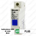 Indicatore LED Blu di presenza di tensione di rete