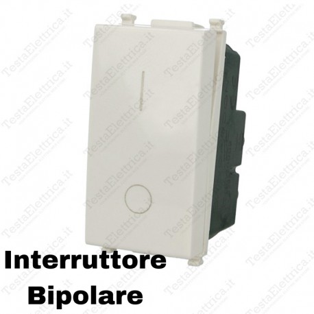 Interruttore 2p compatibile Vimar Plana