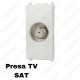 Presa tv sat a vite attacco f compatibile vimar plana