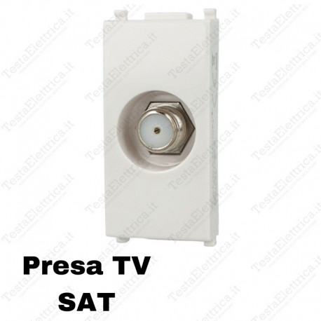 Presa tv sat a vite attacco f compatibile vimar plana