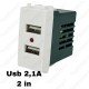 Presa USB compatibile vimar plana sandasdon