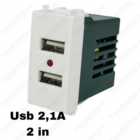 Presa USB compatibile vimar plana sandasdon